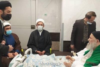 نماینده رئیس جمهور از آیت الله علوی گرگانی عیادت کرد