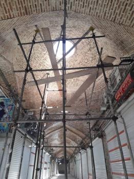 بازار تاریخی کفش همدان مرمت اضطراری شد