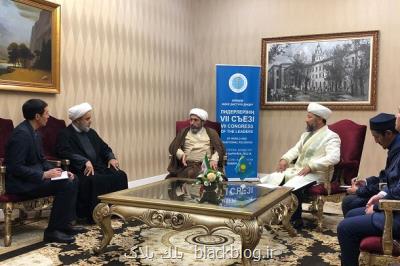 تجلیل مفتی اعظم قزاقستان از نقش راهبردی ایران در گفت وگوهای دینی