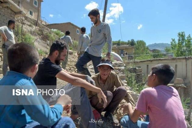 خدمت بی منت دانشجویان جهادی یزد در روستای کشکک رامیان