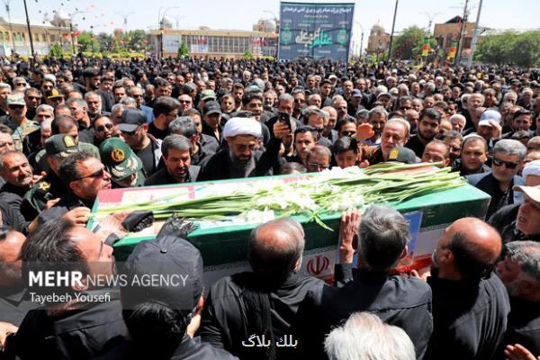 پیکر شهید امیرحسین نصیری در فریدونکنار تشییع شد