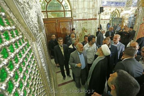 رونمایی از چهار نیم ضریح خیمه گاهی كربلا بعلاوه عكس