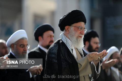 اقامه نماز عید سعید فطر تهران به امامت حضرت آیت الله خامنه ای