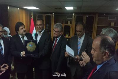 تجلیل از ایران بعنوان صاحب غرفه برتر نمایشگاه كتاب سوریه