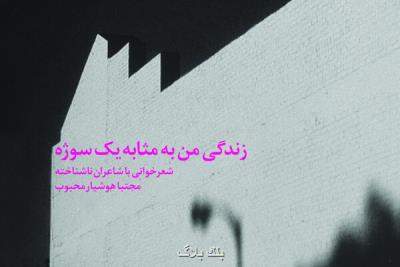 شعرخوانی با شاعران ناشناخته در یك كتاب